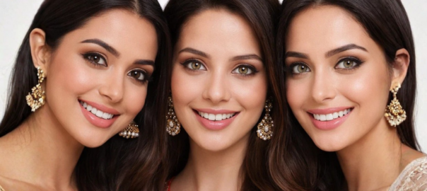 Weekly colour contact lenses in grey and hazel shades for a natural and vibrant eye look